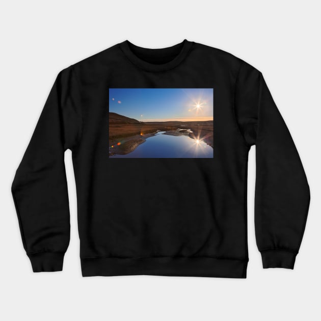 Twin Suns of Point Reyes Crewneck Sweatshirt by somadjinn